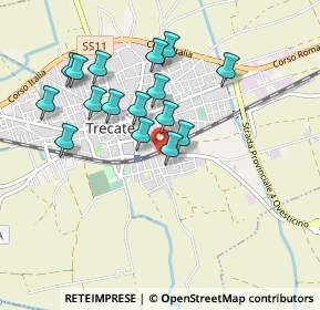 Mappa Via Piave, 28069 Trecate NO, Italia (0.83375)