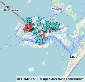 Mappa Rio Terrà Saloni, 30123 Venezia VE, Italia (1.28176)