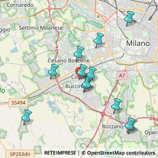 Mappa Via XXV Aprile, 20094 Corsico MI, Italia (4.16333)