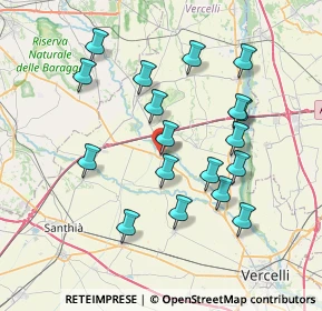 Mappa Via Vittorio Veneto, 13030 Formigliana VC, Italia (7.21778)