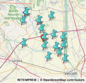 Mappa Via Vittorio Veneto, 13030 Formigliana VC, Italia (6.81353)