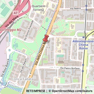 Mappa Via della Chiesa Rossa, 73, 20142 Milano, Milano (Lombardia)