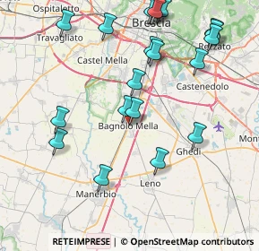 Mappa Via Antonio Gramsci, 25021 Bagnolo Mella BS, Italia (9.199)