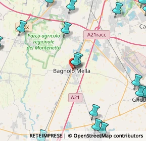 Mappa Via Antonio Gramsci, 25021 Bagnolo Mella BS, Italia (6.8155)