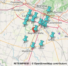 Mappa Via Gattamelata, 25021 Bagnolo Mella BS, Italia (6.04533)