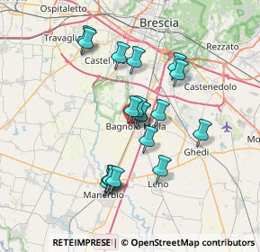 Mappa Via Gattamelata, 25021 Bagnolo Mella BS, Italia (5.96167)