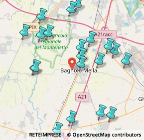 Mappa Via Gattamelata, 25021 Bagnolo Mella BS, Italia (4.5825)