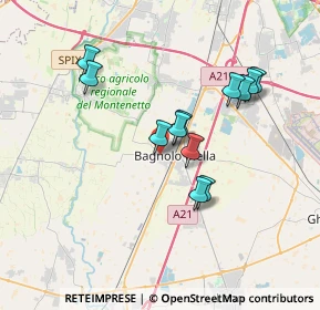 Mappa Via Gattamelata, 25021 Bagnolo Mella BS, Italia (3.15)