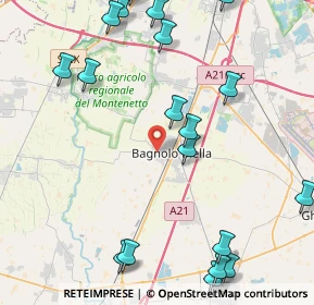 Mappa Via Gattamelata, 25021 Bagnolo Mella BS, Italia (5.6615)