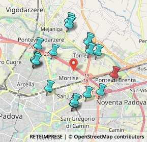 Mappa Via Ugo Polonio, 35129 Padova PD, Italia (1.879)