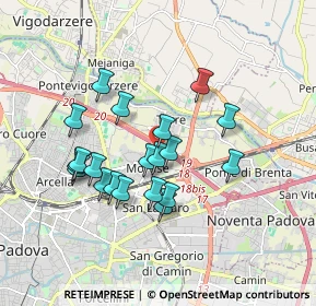 Mappa Via Ugo Polonio, 35129 Padova PD, Italia (1.543)