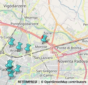 Mappa Via Ugo Polonio, 35129 Padova PD, Italia (3.41818)