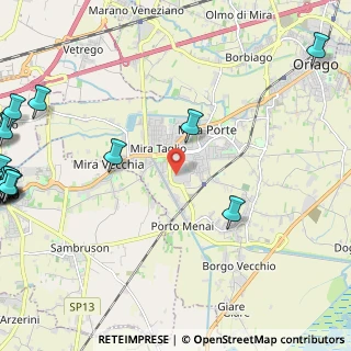 Mappa Via della Fornace, 30034 Mira VE, Italia (3.912)