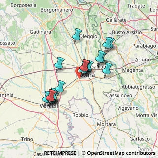 Mappa Via Triggiani Leonardo, 28100 Novara NO, Italia (11.7385)