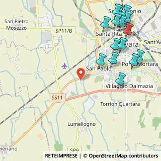 Mappa Via Triggiani Leonardo, 28100 Novara NO, Italia (2.91563)