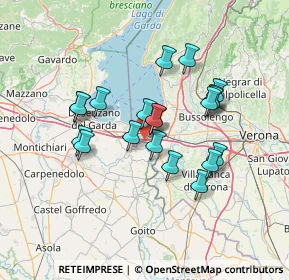 Mappa Strada dei Frati, 37019 Peschiera del Garda VR, Italia (11.74)