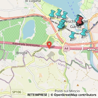 Mappa Strada dei Frati, 37019 Peschiera del Garda VR, Italia (1.431)