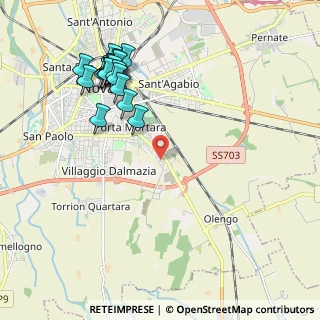 Mappa Strada Rizieri, 28100 Novara NO, Italia (2.316)