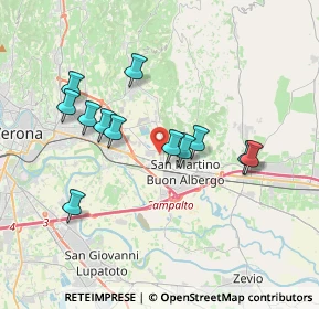 Mappa Via Caval, 37036 San Martino Buon Albergo VR, Italia (3.3575)