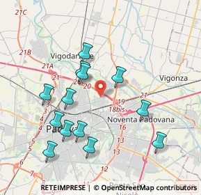 Mappa Via Molle, 35129 Padova PD, Italia (3.80923)