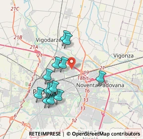 Mappa Via Molle, 35129 Padova PD, Italia (3.55308)