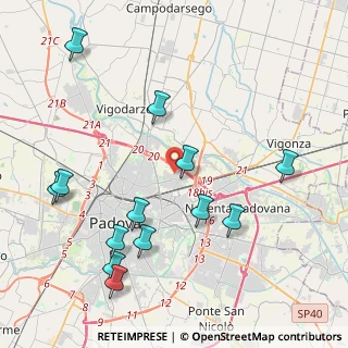 Mappa Via Molle, 35129 Padova PD, Italia (4.74615)