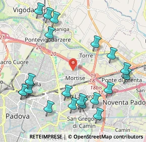 Mappa Via Molle, 35129 Padova PD, Italia (2.507)