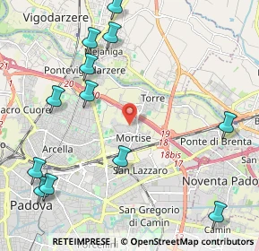 Mappa Via Molle, 35129 Padova PD, Italia (2.7025)