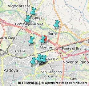 Mappa Via Molle, 35129 Padova PD, Italia (1.83583)