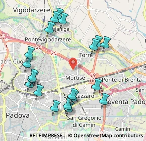 Mappa Via Molle, 35129 Padova PD, Italia (2.2405)