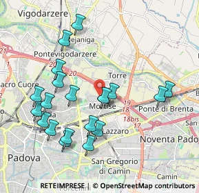 Mappa Via Molle, 35129 Padova PD, Italia (1.9965)