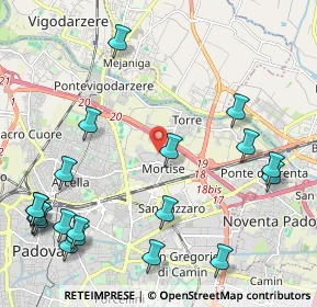 Mappa Via Molle, 35129 Padova PD, Italia (2.829)