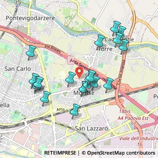 Mappa Via Molle, 35129 Padova PD, Italia (0.9525)