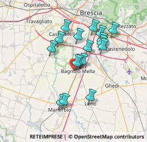 Mappa Via Nazario Sauro, 25021 Bagnolo Mella BS, Italia (6.15588)