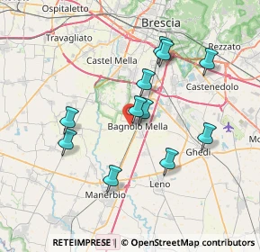 Mappa Via Nazario Sauro, 25021 Bagnolo Mella BS, Italia (6.64364)