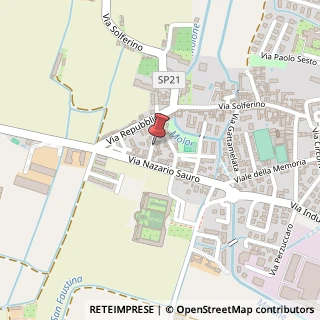 Mappa Via Cesare Battisti, 14, 25021 Bagnolo Mella, Brescia (Lombardia)
