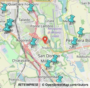 Mappa Via Angelo Moro, 20097 San Donato Milanese MI, Italia (2.95769)