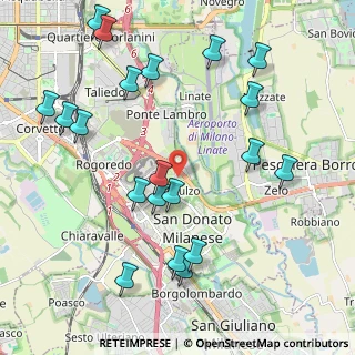 Mappa Via Angelo Moro, 20097 San Donato Milanese MI, Italia (2.3965)