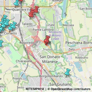 Mappa Via Angelo Moro, 20097 San Donato Milanese MI, Italia (3.6595)