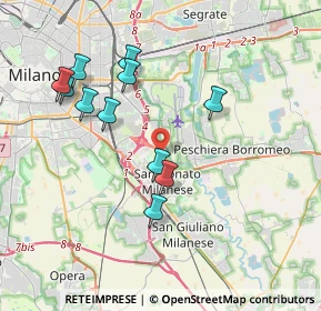 Mappa Via Angelo Moro, 20097 San Donato Milanese MI, Italia (3.70273)