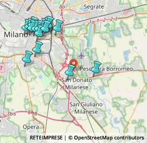 Mappa Via Angelo Moro, 20097 San Donato Milanese MI, Italia (4.8525)