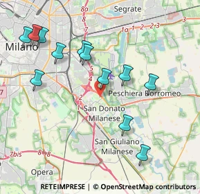 Mappa Via Angelo Moro, 20097 San Donato Milanese MI, Italia (4.2325)