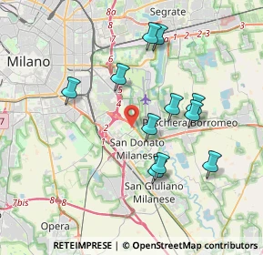 Mappa Via Angelo Moro, 20097 San Donato Milanese MI, Italia (3.47909)
