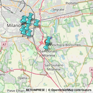 Mappa Via Angelo Moro, 20097 San Donato Milanese MI, Italia (4.42615)