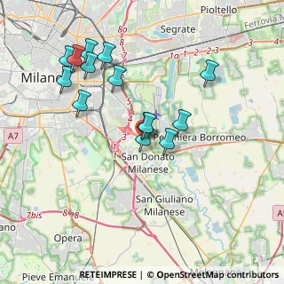 Mappa Via Angelo Moro, 20097 San Donato Milanese MI, Italia (3.62857)