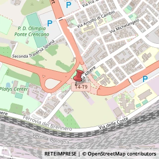 Mappa Via Albere, 88, 37138 Verona, Verona (Veneto)