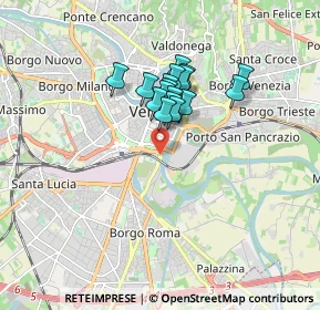 Mappa Via Franco Faccio, 37121 Verona VR, Italia (1.21)