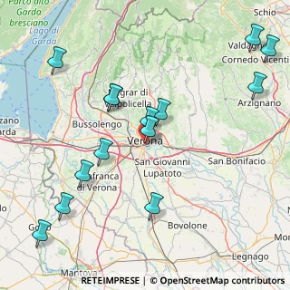 Mappa Via Franco Faccio, 37121 Verona VR, Italia (18.86857)