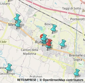 Mappa Via Gorizia, 35030 Rubano PD, Italia (2.42333)