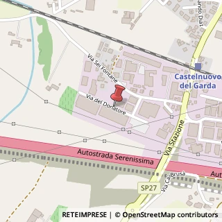 Mappa Via del Donatore, 38, 37014 Castelnuovo del Garda, Verona (Veneto)
